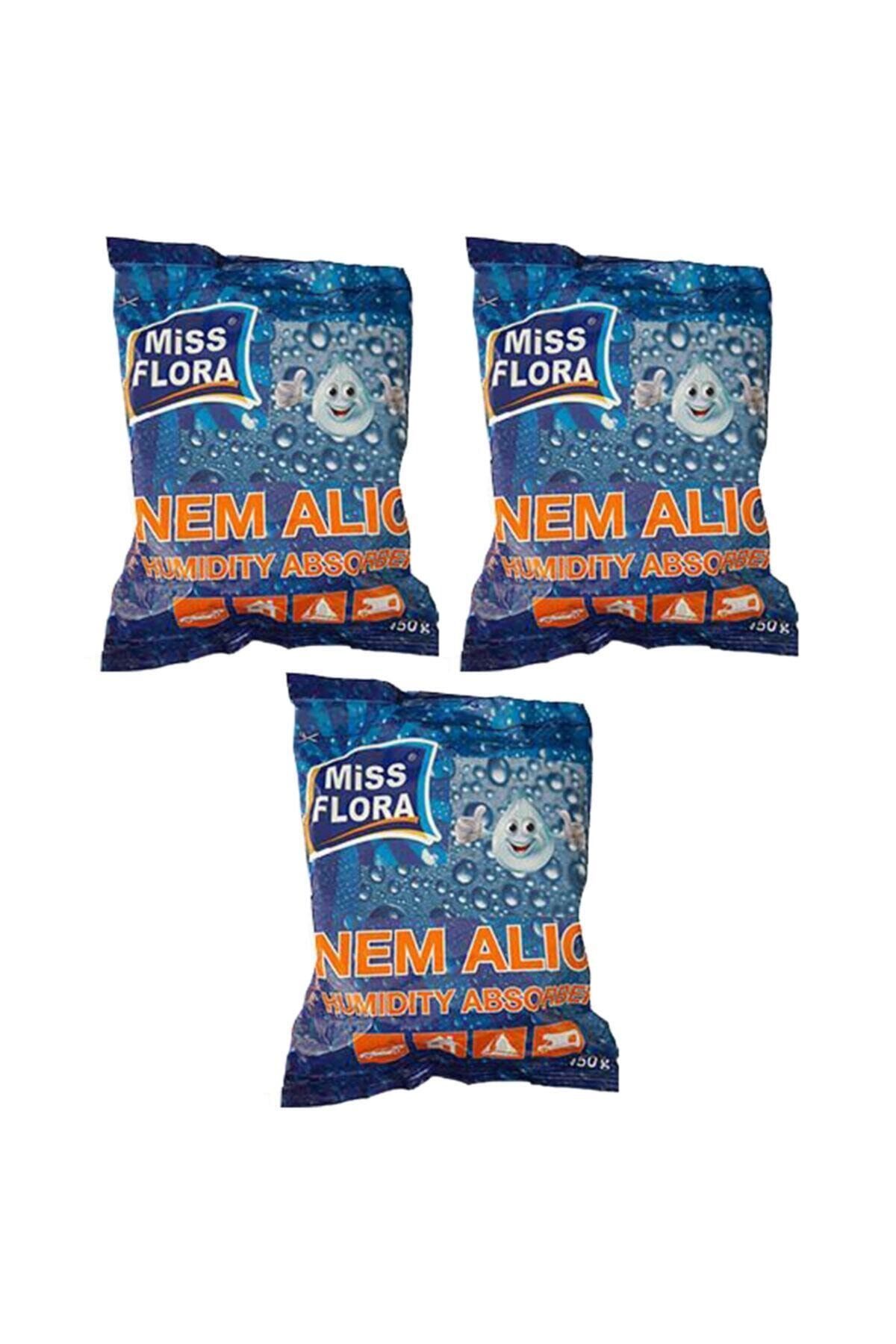Miss Flora Parfümsüz Rutubet Giderici Nem Alıcı Yedek Tablet 450 gr 3 Adet