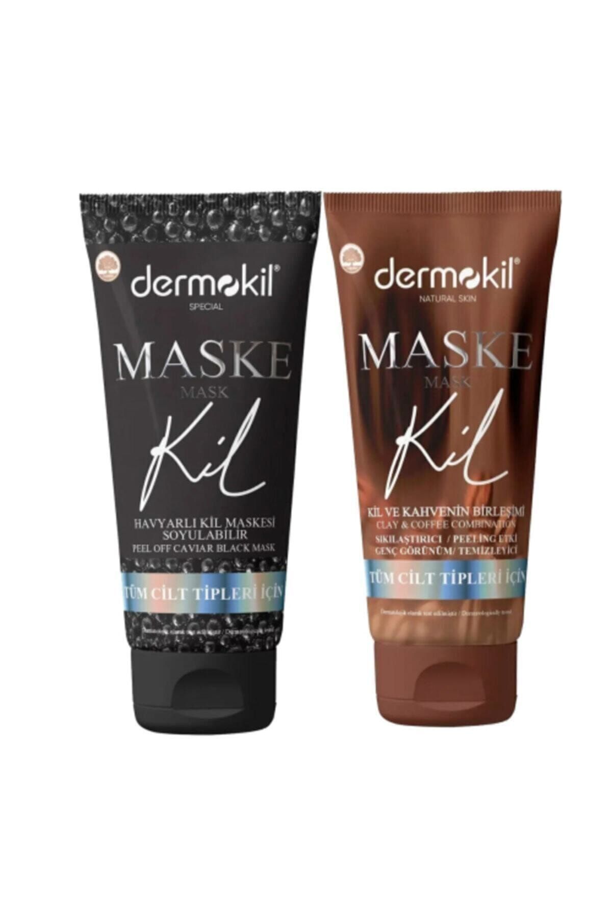 dermokil siyah nokta ve kil kahve maske 2 li set 2x75ml fiyati yorumlari trendyol