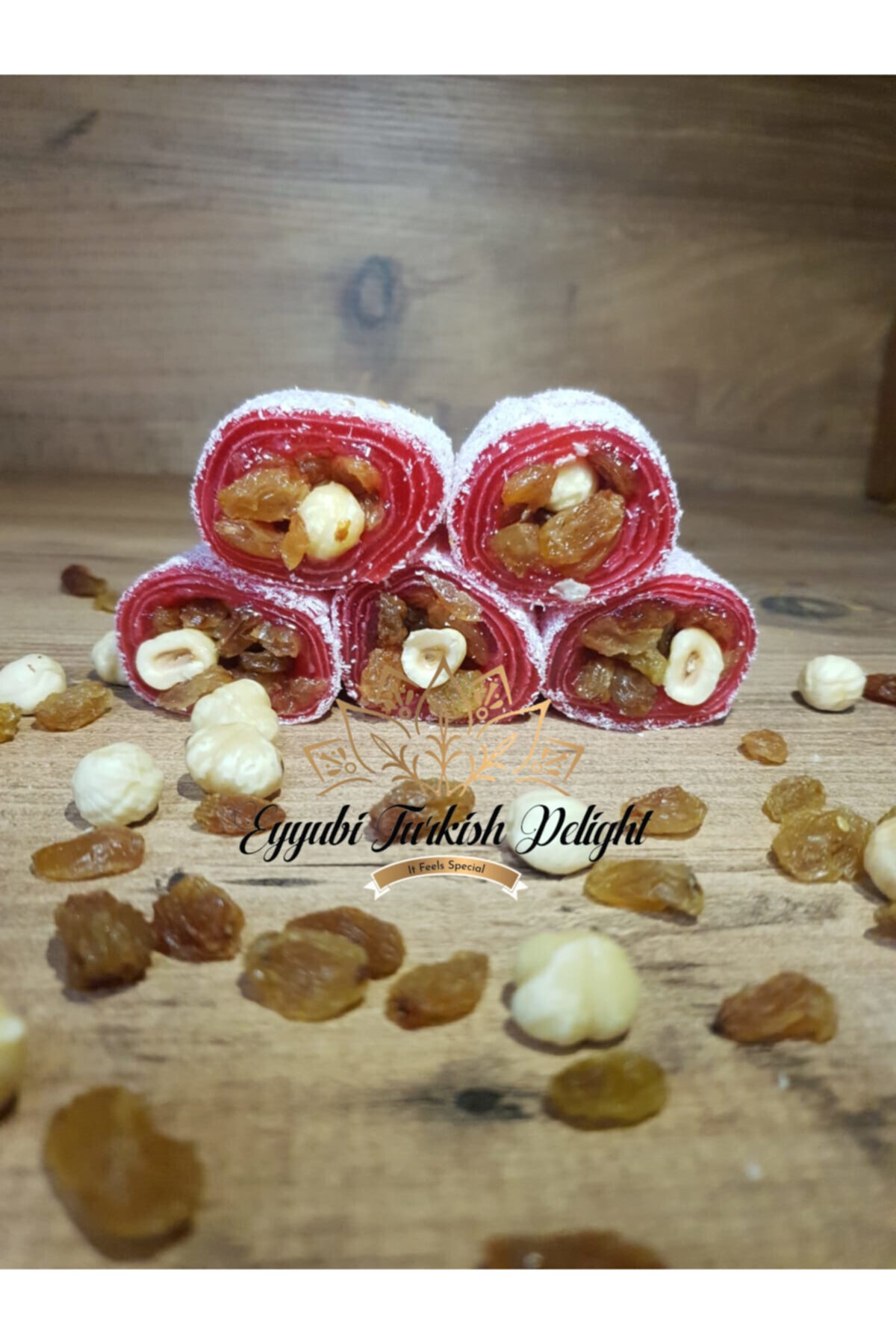 Eyyubi Turkish Delight Special Ekşili Çilek Lokum 1 Kg