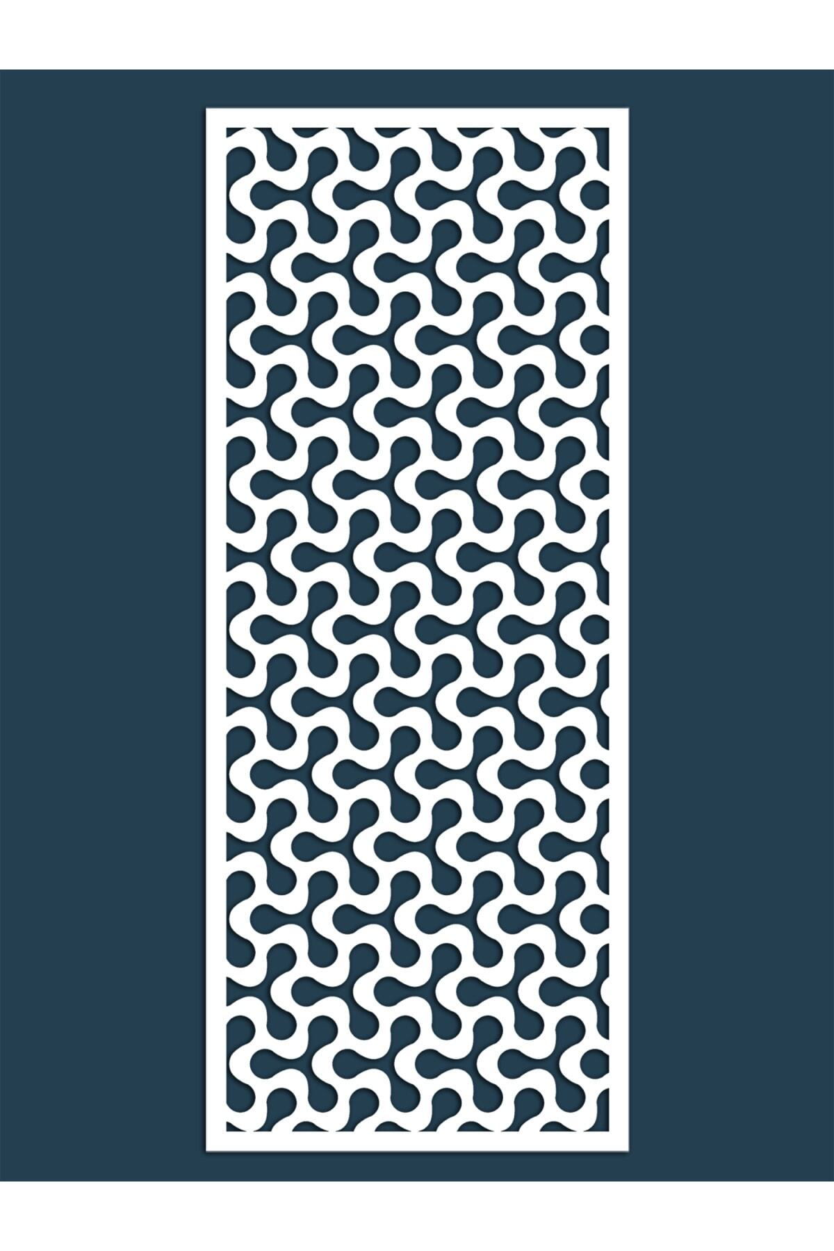 Liar Dekor Liar Ahşap Seperatör (Paravan) - KSP-12 - (10 mm) - (100 cm x 210 cm) - (Beyaz)