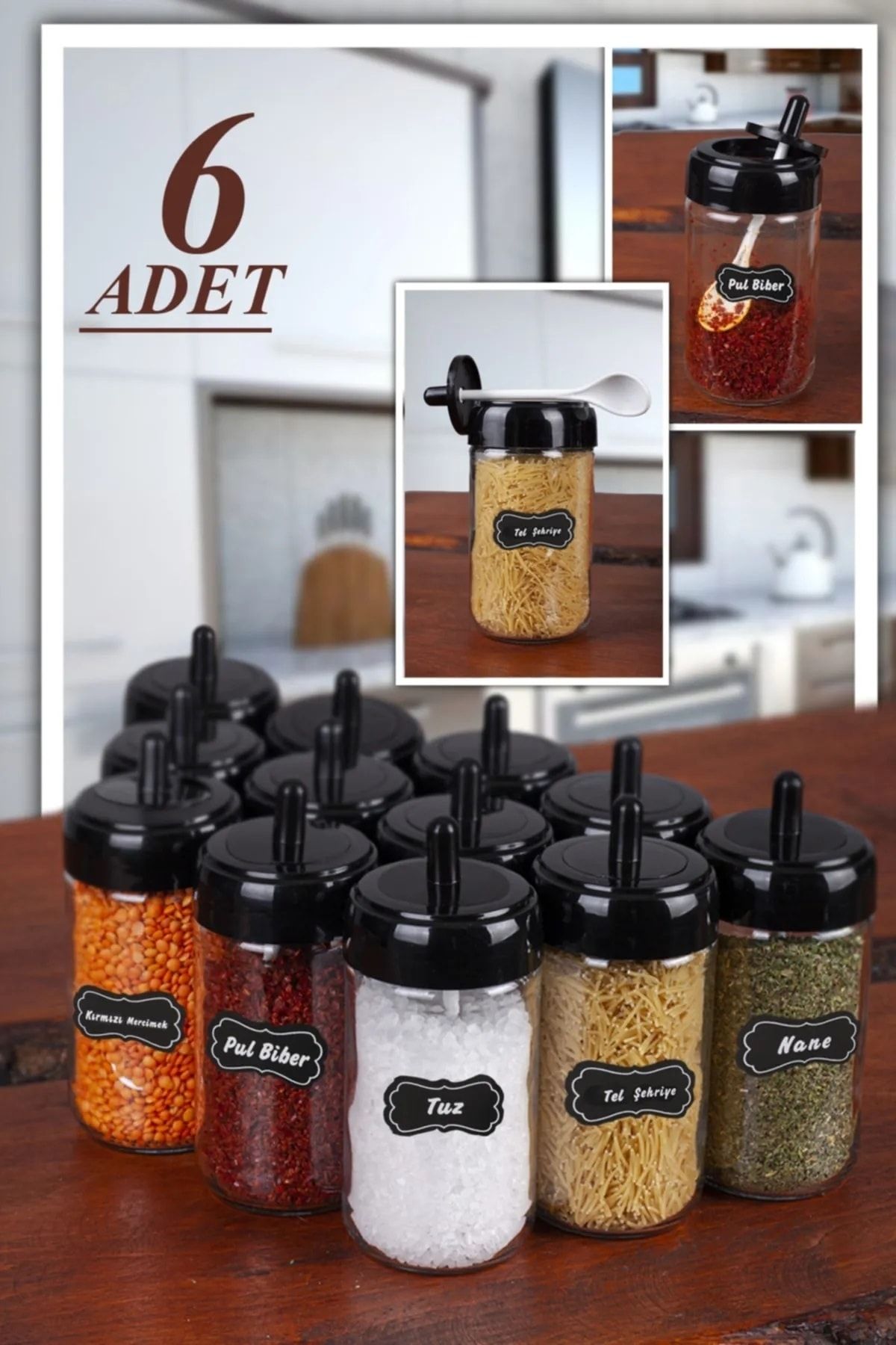 Glass spice hot sale jar lids