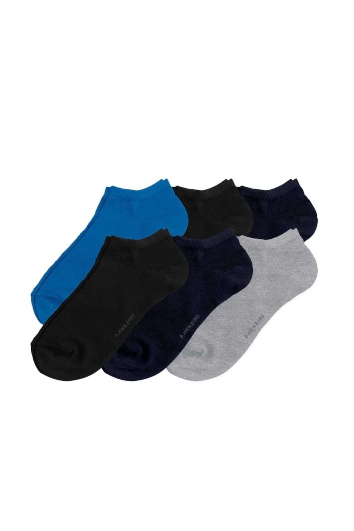 Björn Borg BJÖRN BORG Pack – Socken Steps, Essential Kurzsocken, 6er - Trendyol Unisex Basic Sneaker