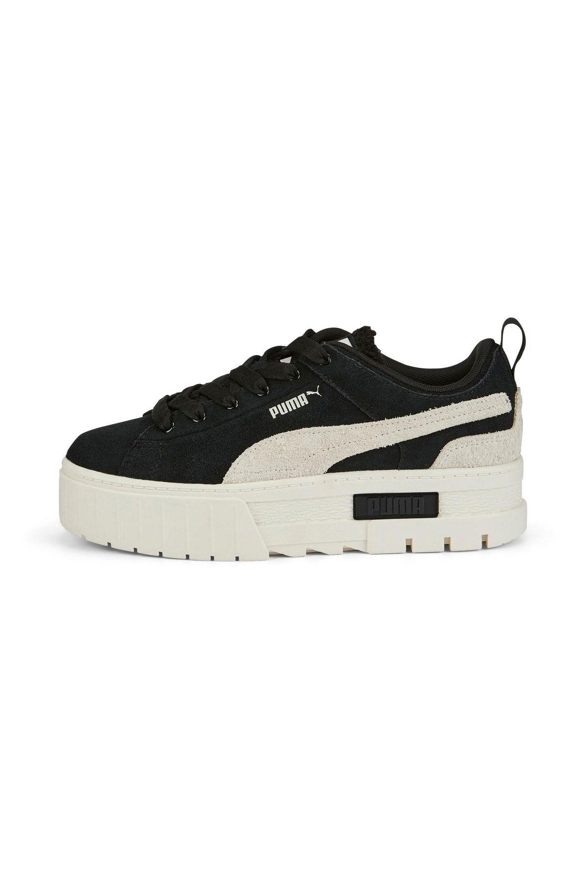 Puma black suede shoes womens sale