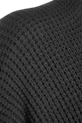 Antrasit Etek Ucu Püsküllü Uzun Triko Hırka TCTAW23TH00008 Image 6