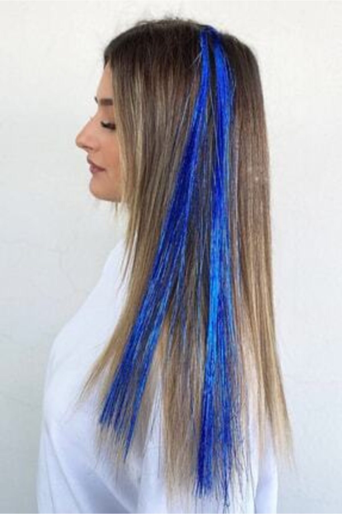 muquet of france simli takma sac renkli simli citcit takma sac 1 paket 6 adet fiyati yorumlari trendyol