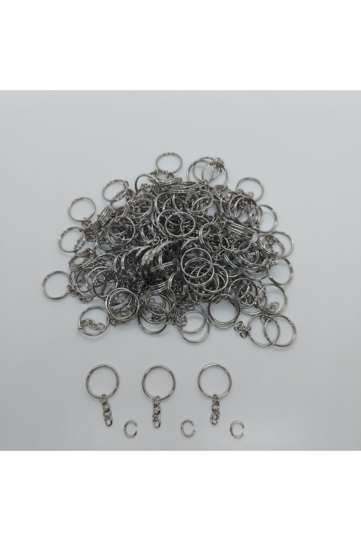 HOBİİPAZARİM Anahtarlık Halkası 24 mm 100'lü