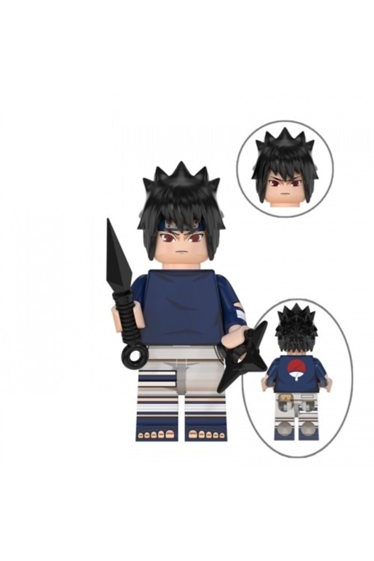 Xinh Sasuke Uchiha Ninja Mini Figür Naruto Anime X-83