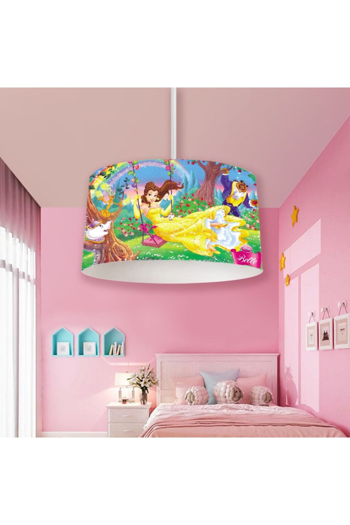 Herms Veronya Disney Belle,çocuk Odası Avize