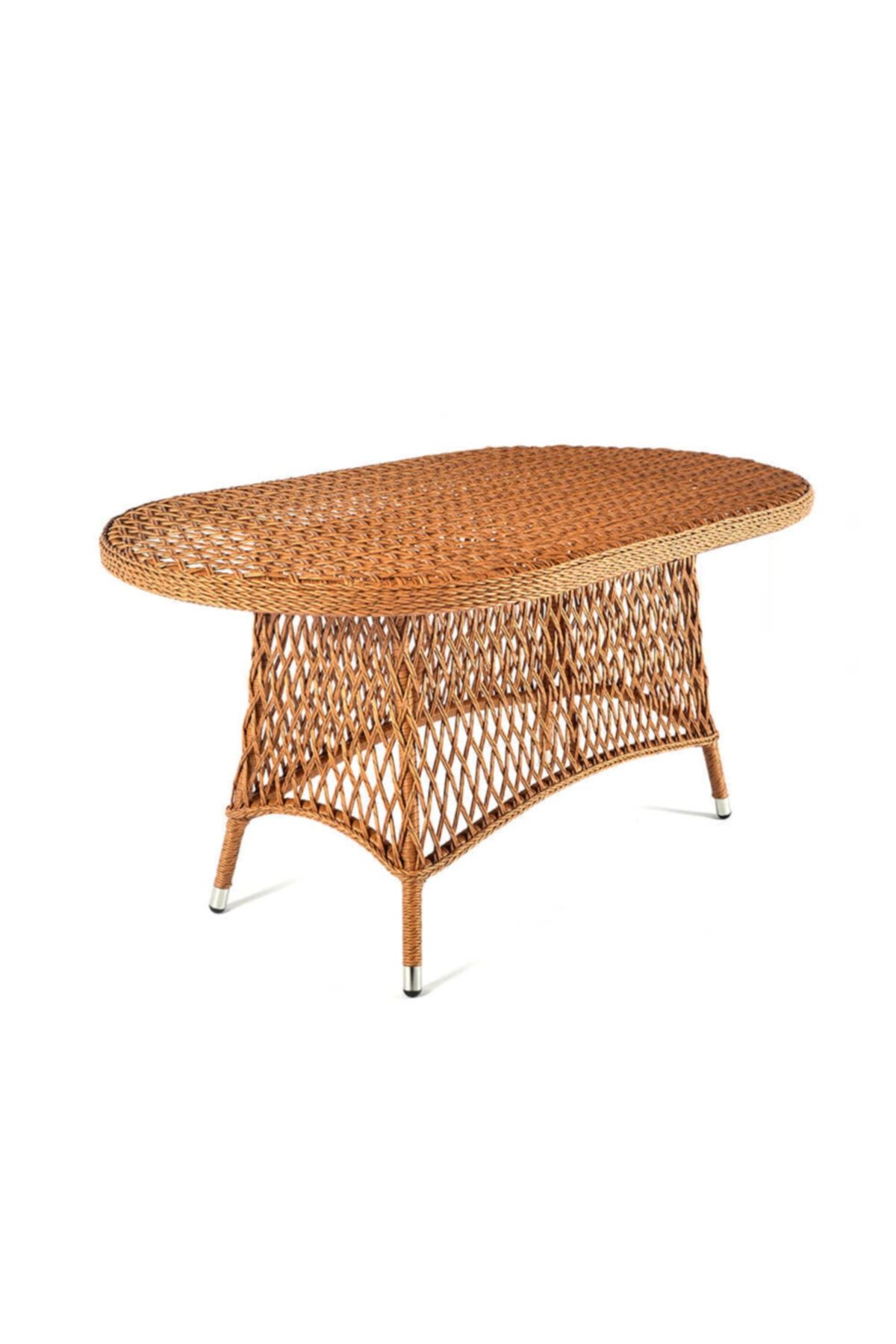 Üçyıldız Menekşe Rattan Masa 80x140
