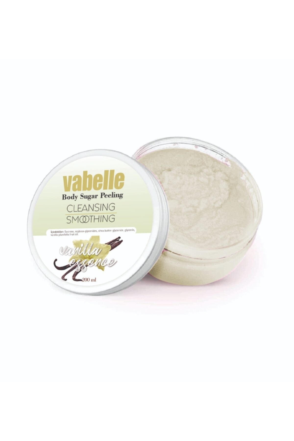 Vabelle Vanilya Aroma Kokulu Canlandırıcı Ve Yumuşatıcı El Yüz Ayak Vücut Peeling