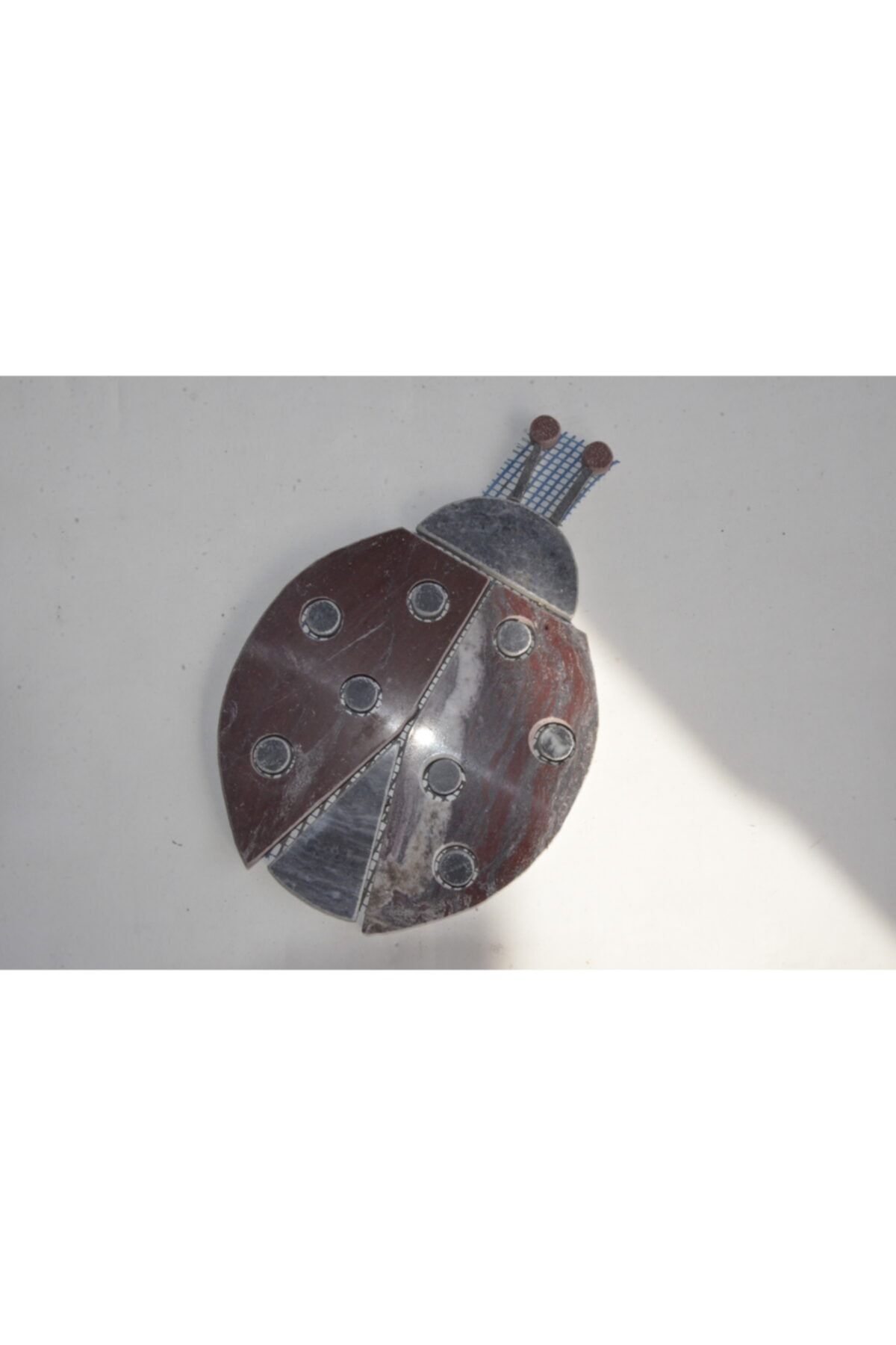 Omaş Mermer Mozaik Uğur Böceği 19×28 cm