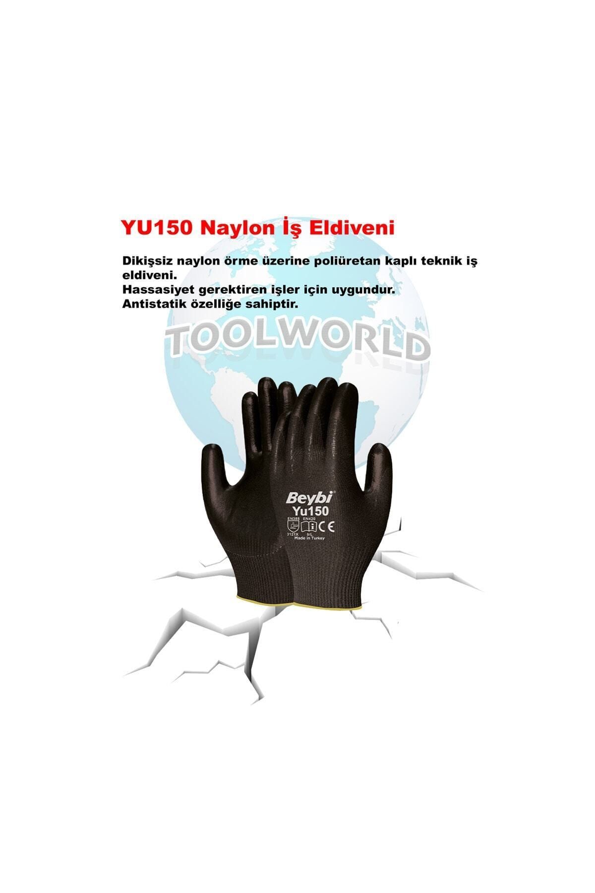 Beybi Yu150 Siyah Nitril Eldiven 12'li Paket