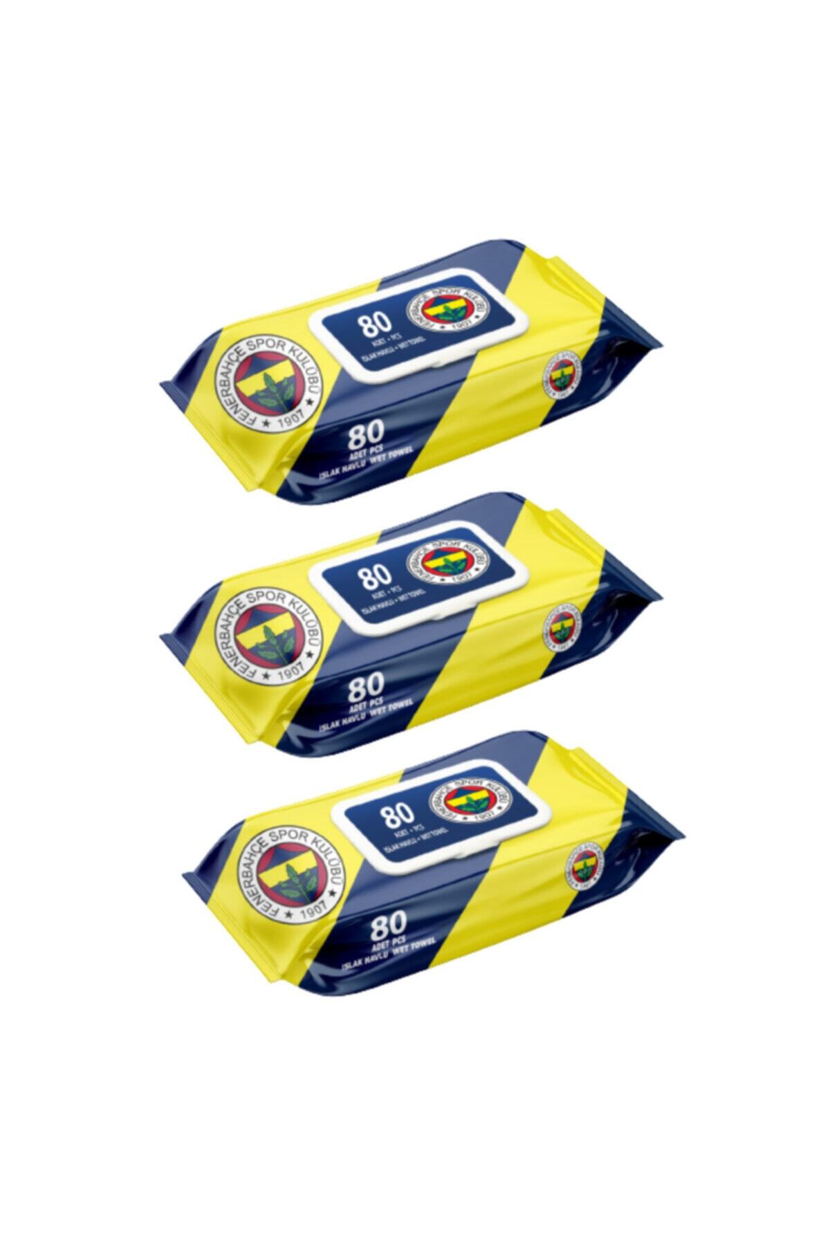 Fenerbahçe Taraftar Islak Mendil 80li 3lü Paket