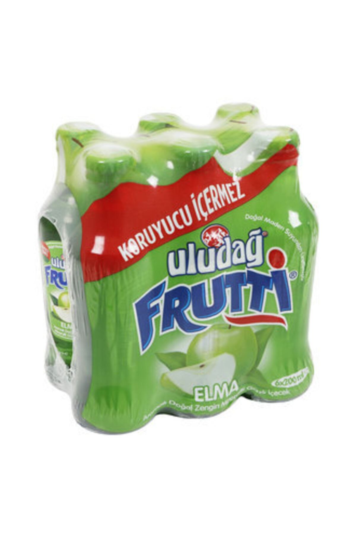 Uludağ Frutti Elma Aromalı Soda 6 Lı