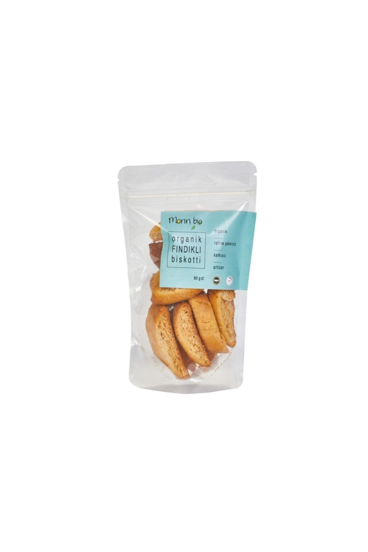 Monn Bio Organik Fındıklı Biskotti - 80 G