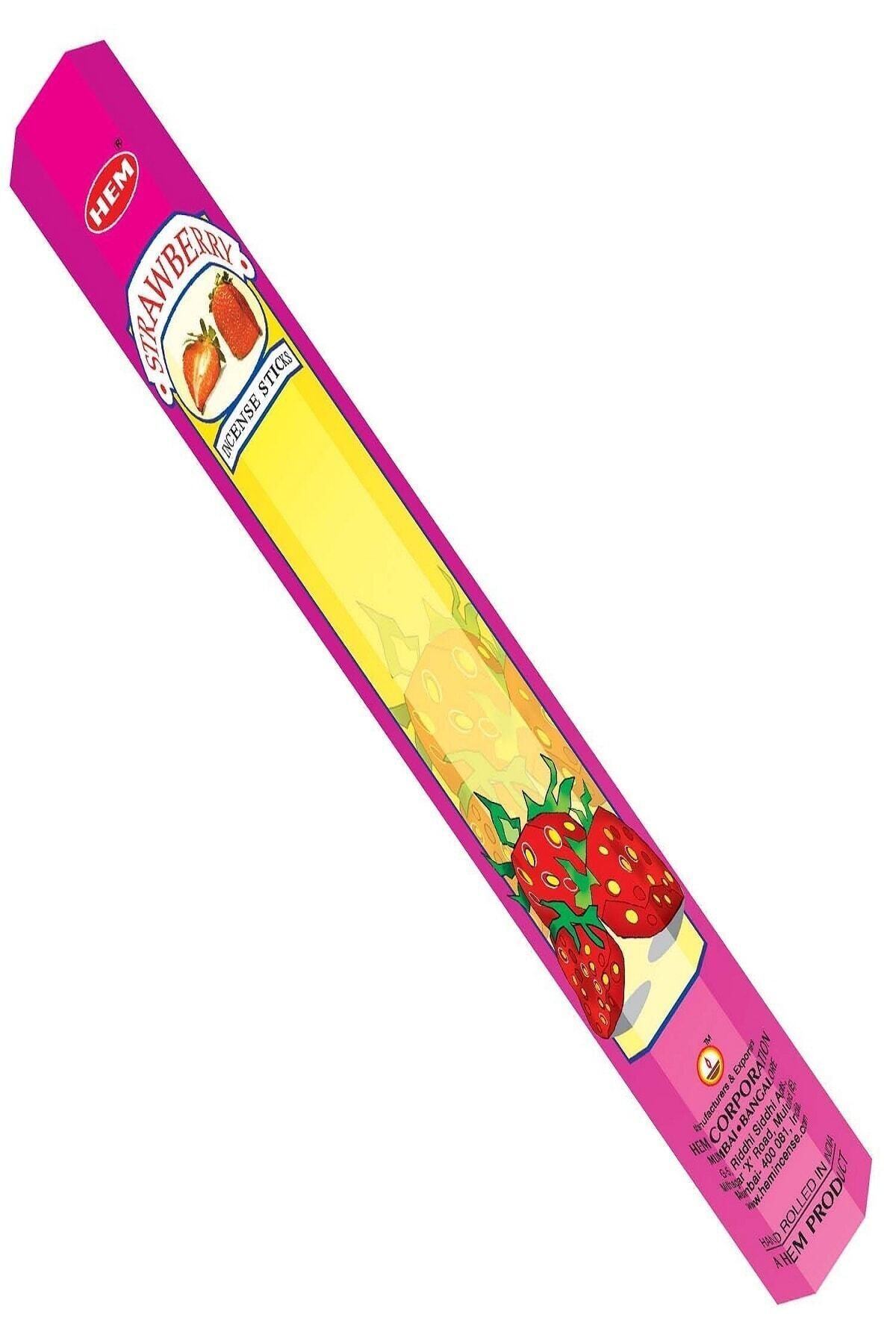 BUHANA HEDİYELİK Hem Tütsü Çilek 1 Paket ( 20 Çubuk )