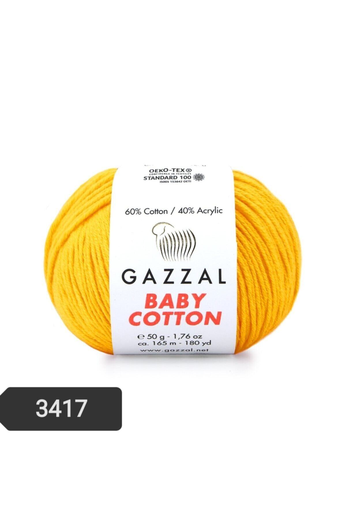 Gazzal Baby Cotton Amigurumi Ipi 50 Gr El Örgü Ipi Punch Ipi 3417