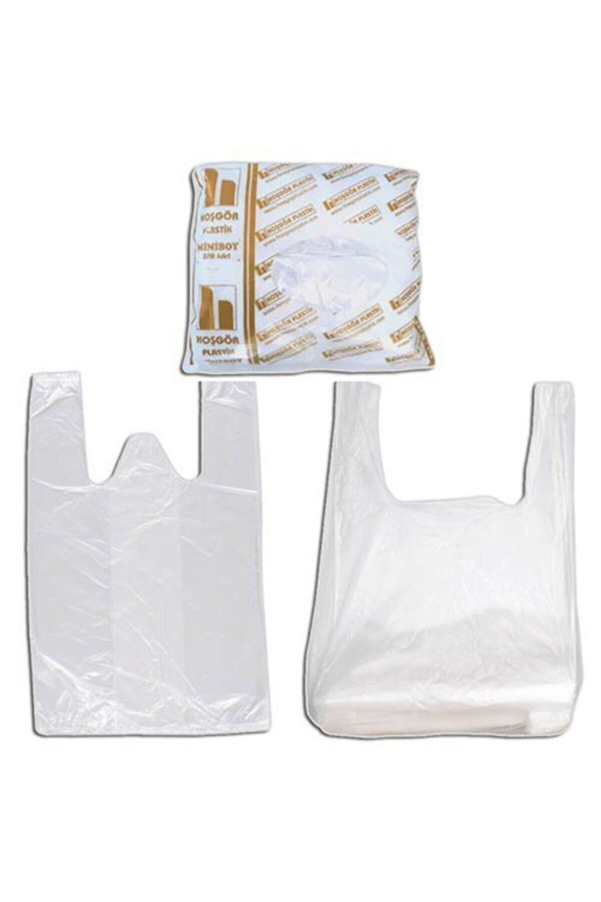 HOŞGÖR PLASTİK Hışır Atlet Market Manav Poşeti Mini Boy (10 Paket 3700 Adet)