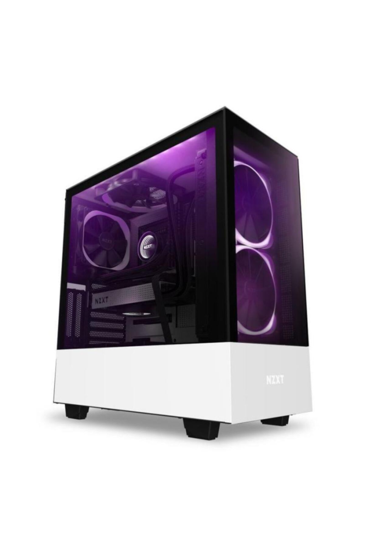 Naztech Nzxt Ca-h510e-w1 The H510 Elite Compact Atx Mid-tower Is Perfect For Your Rgb Build.