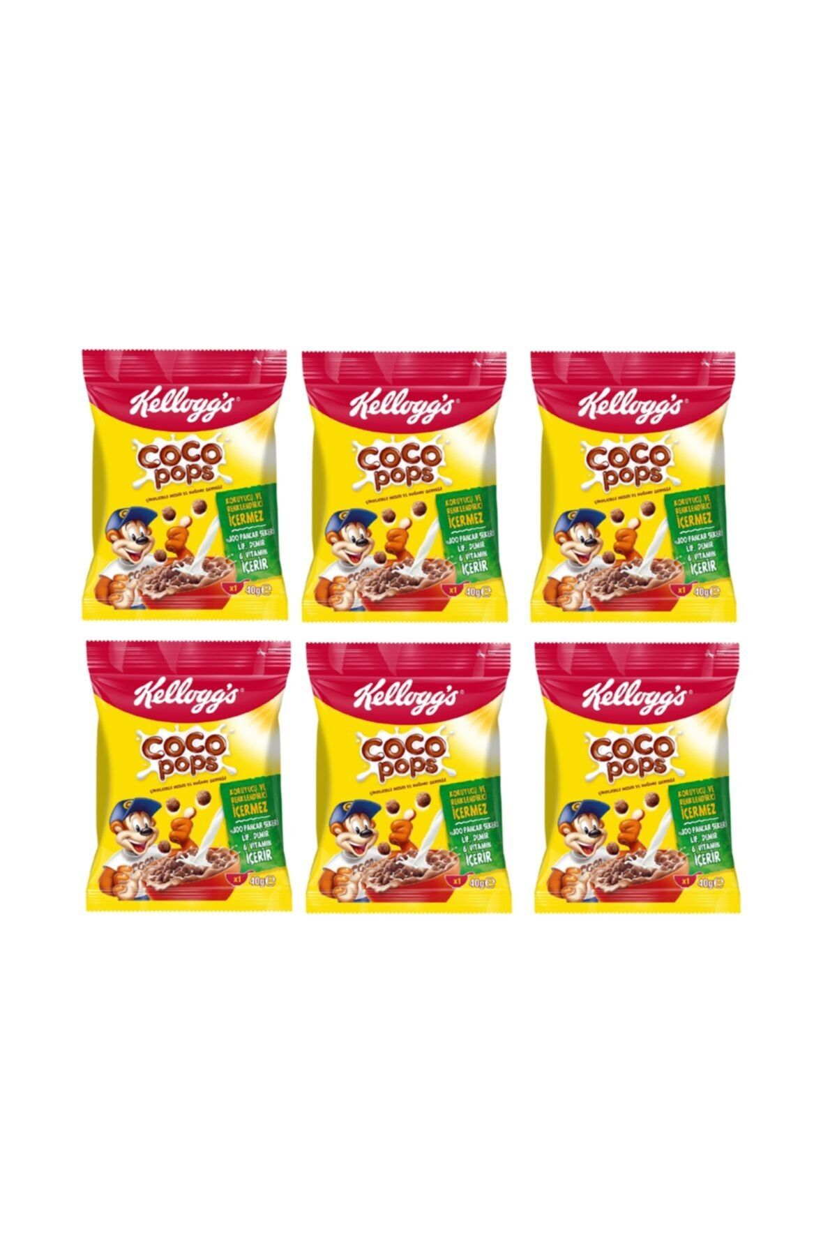 Kellogg's Coco Pops 6 Adet 40 Gr