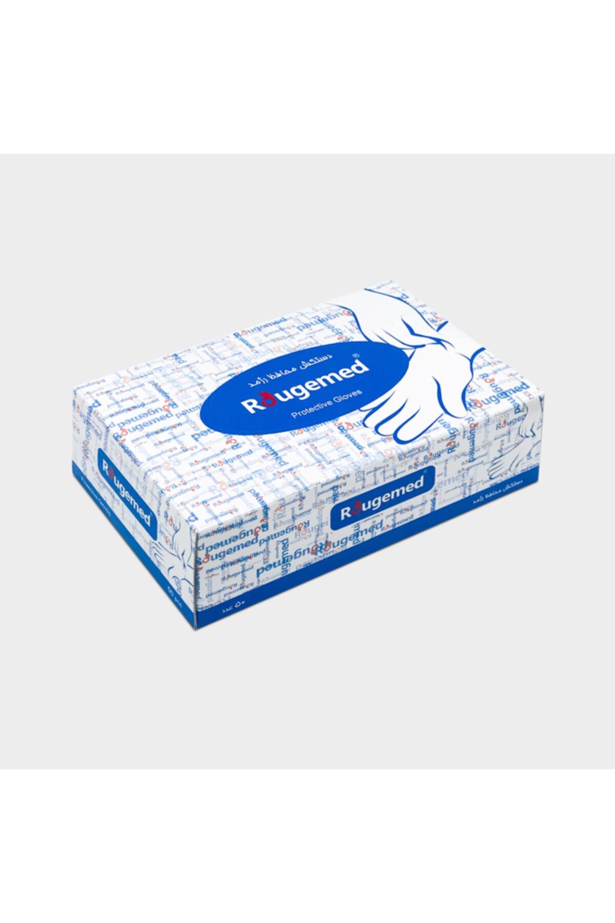 Rougemed Pudrasız 50'li Vinil Eldiven Şeffaf L Beden 50 Adet
