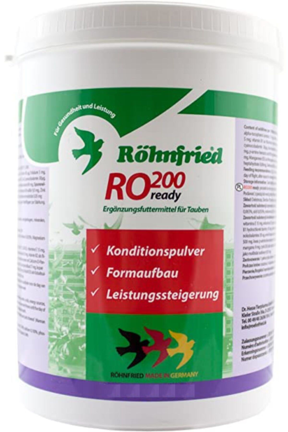 Röhnfried Ro200 Probiyotik Elektrolit Aminoasit Karışımı 300 Gr Bölünmüş