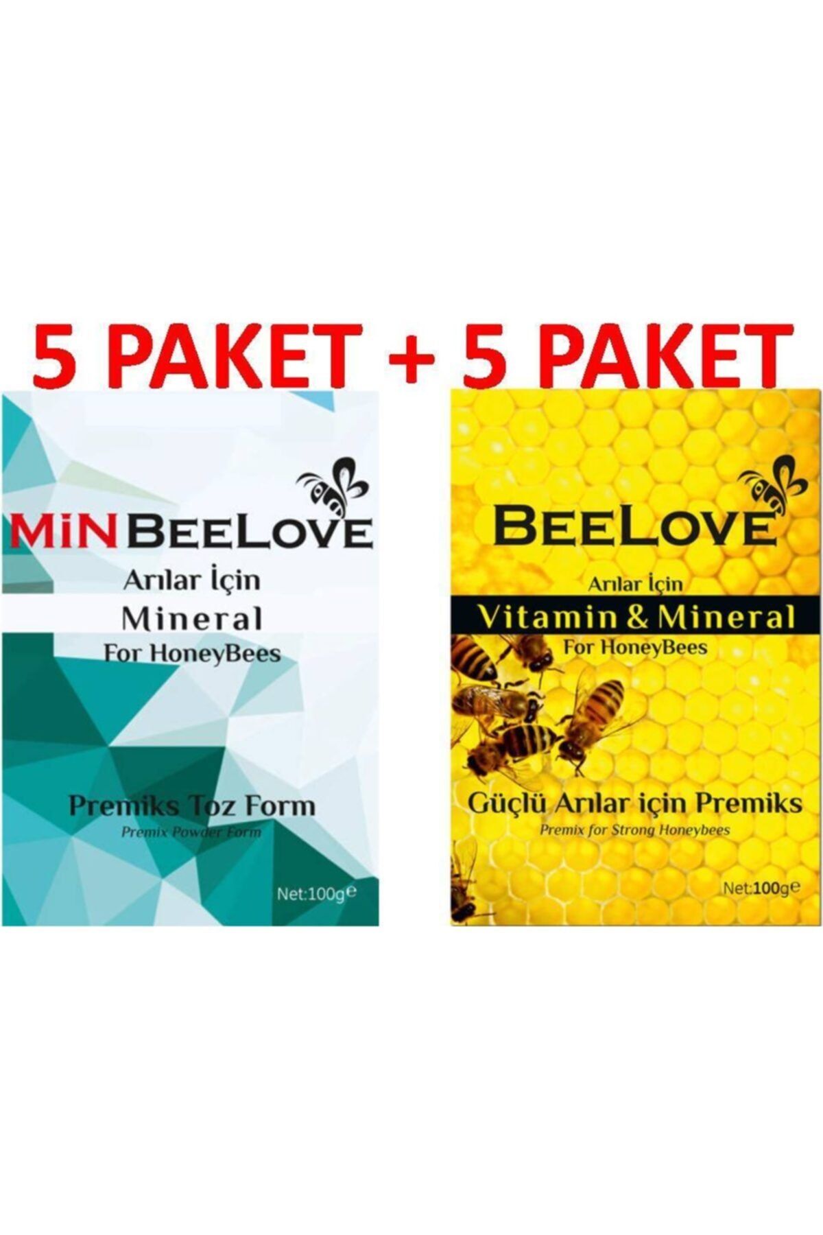BEELOVE 5'er Paket + Min