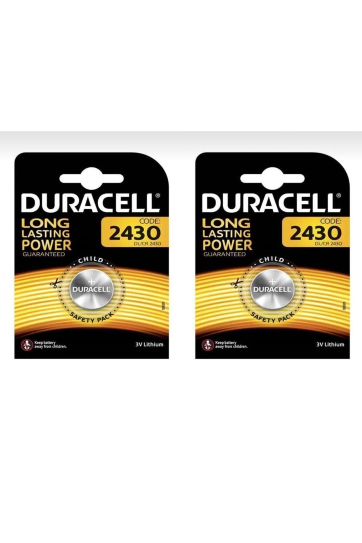 Duracell Cr 2430 Lıthıum 3v Pil 2'li