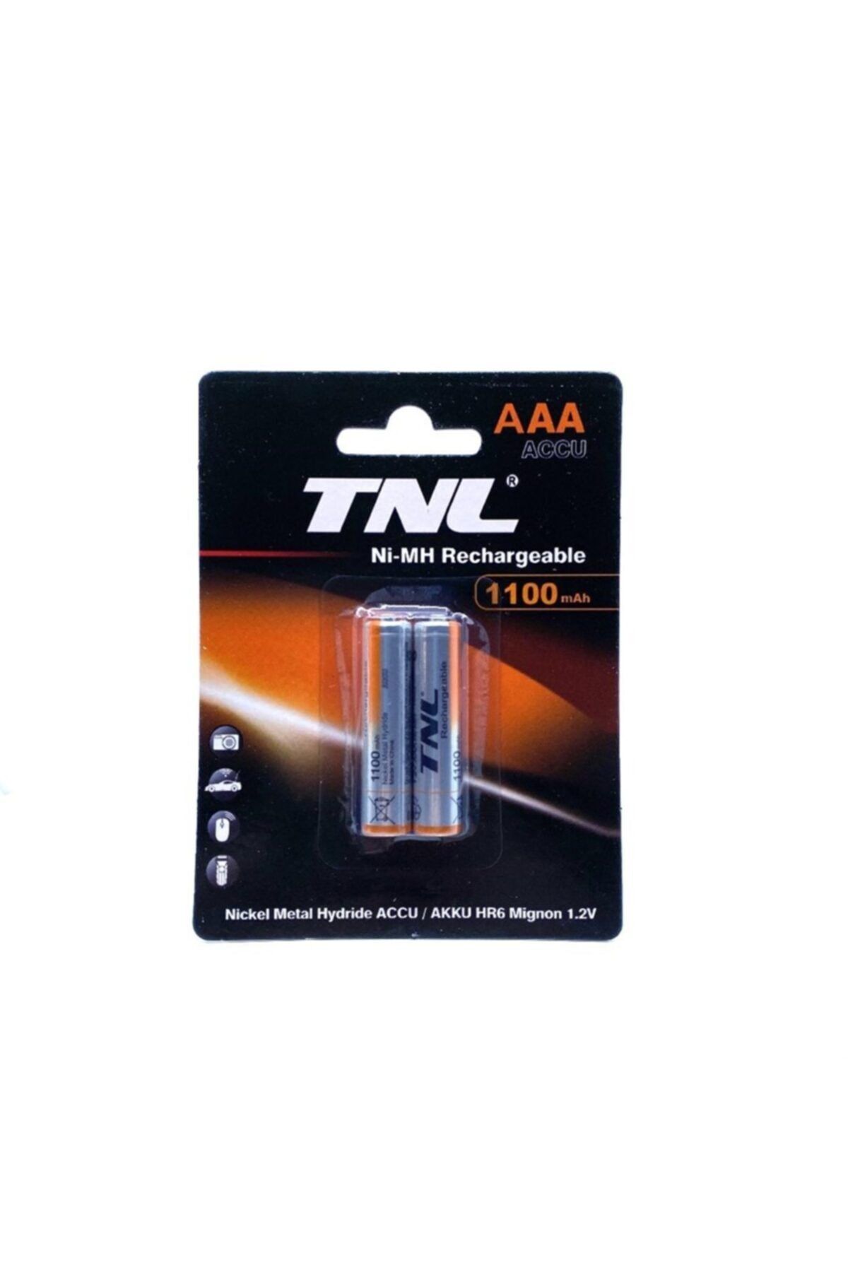 TNL 1100mah 1.2v Şarjlı Ince Pil Aaa