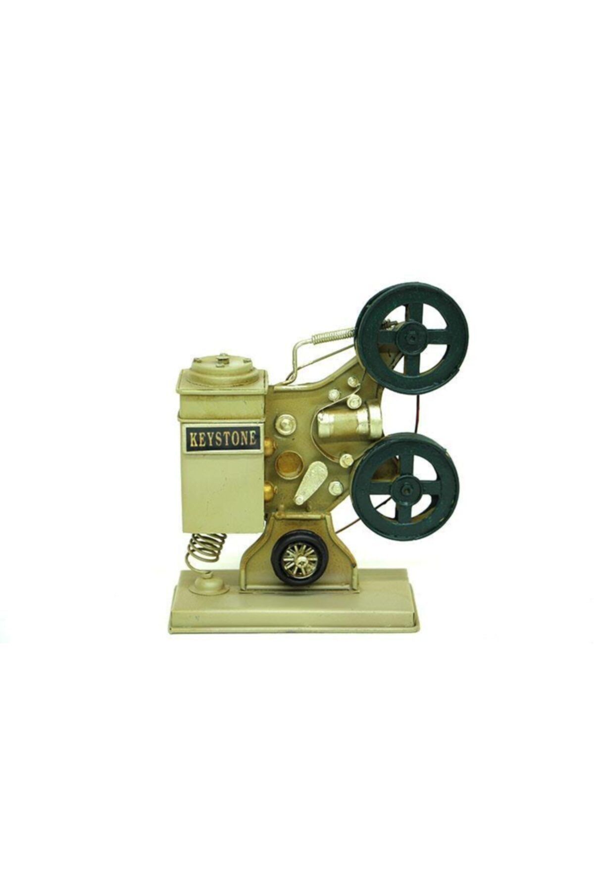 ozgurpazar Dekoratif Metal Sinemaskop Biblo Vintage Ev Ofis Hediyelik