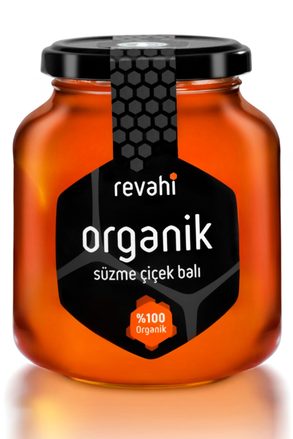Revahi Organik Süzme Çiçek Balı (450 Gr)