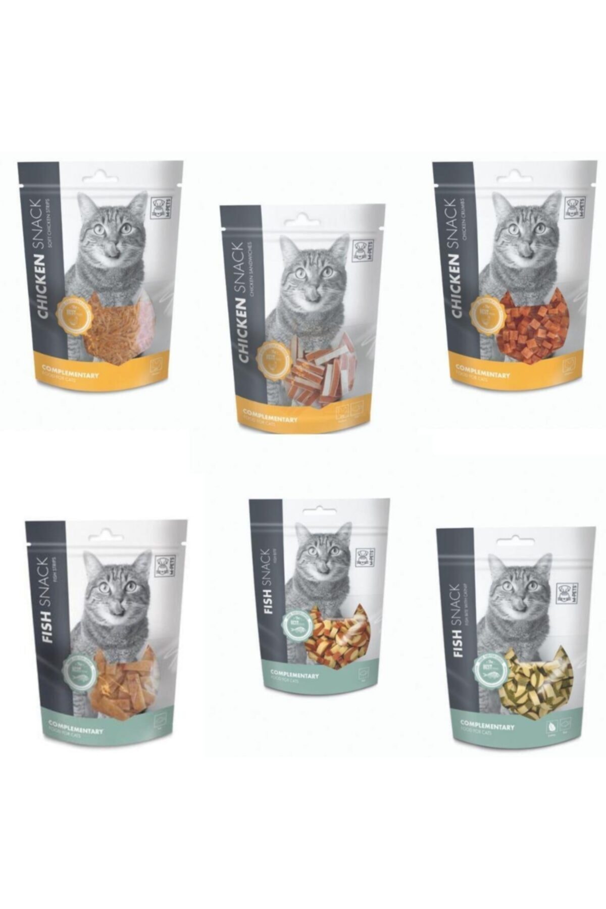 MPETS Kedi Ödül Maması Altılı Balık Ve Tavuk Karışık