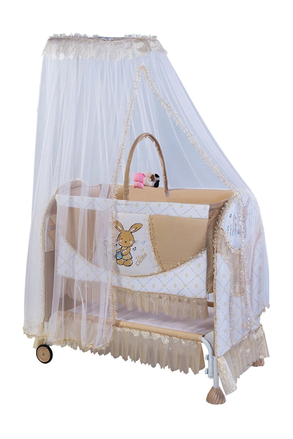 cicikom ciciko 365 lux bunny sallanir bebek besigi sepet besik bej fiyati yorumlari trendyol