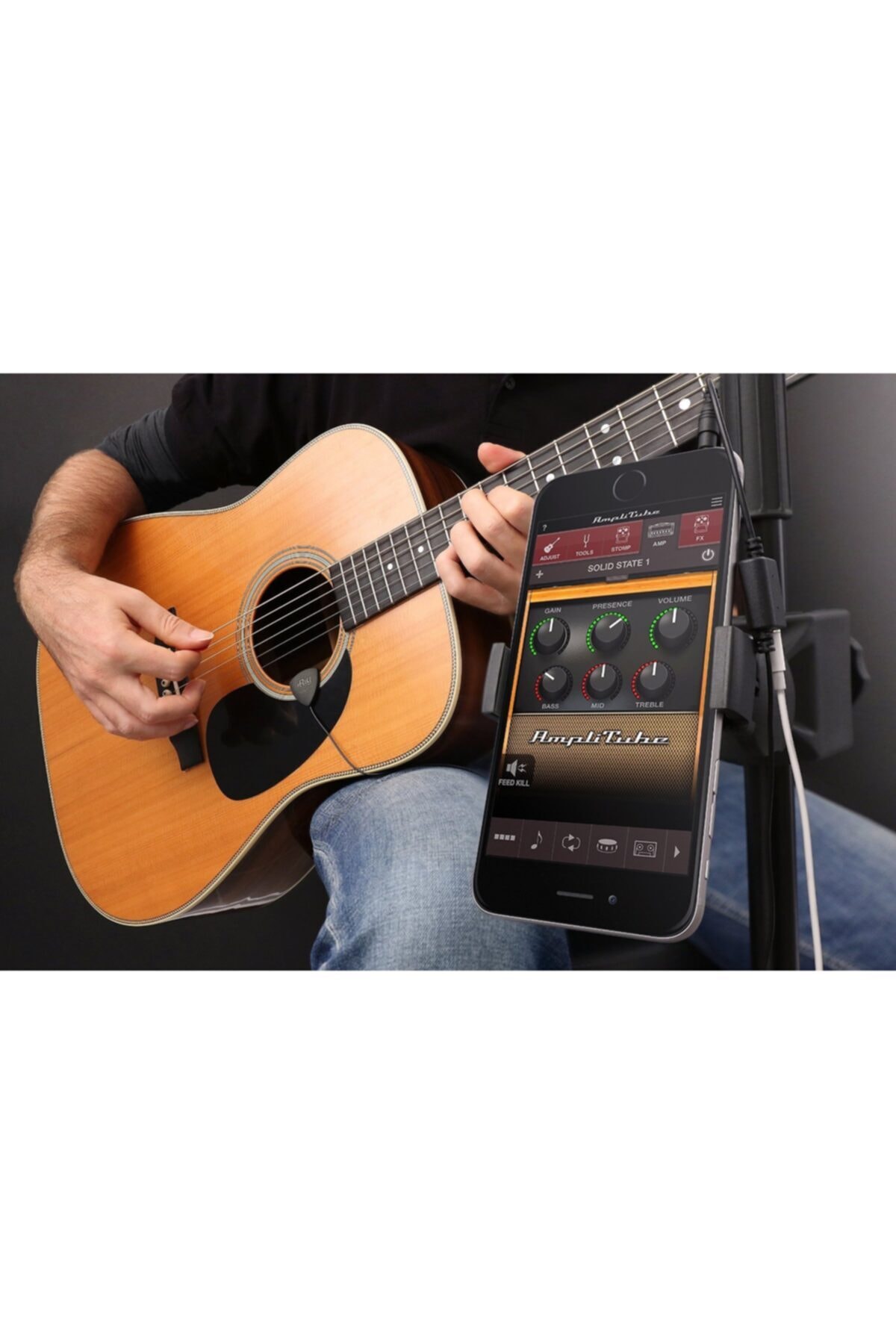 IK Multimedia Irig Acoustic Iphone, Ipod Ve Ipad Uyumlu Mandallı Mikrofon Ve Arayüzü