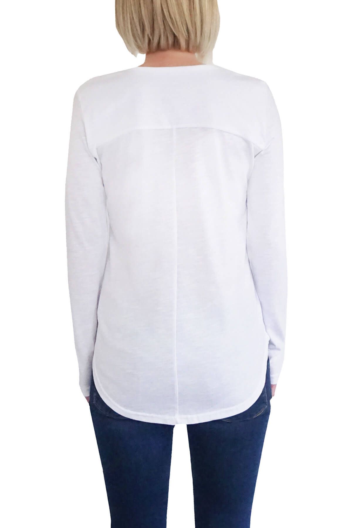 MOF Kadın Beyaz T-Shirt UKVYT-B 2