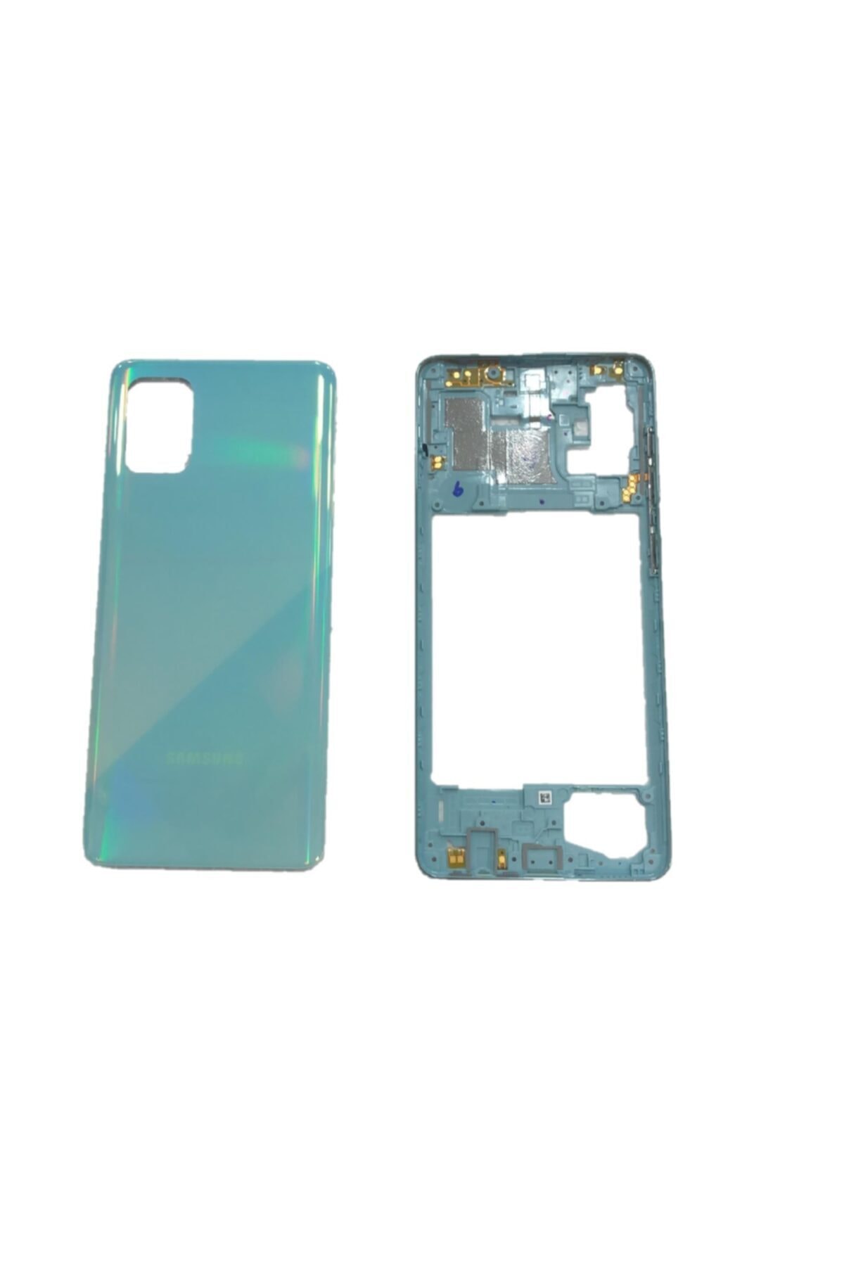Samsung A715 A71 Kasa Kapak Mavi