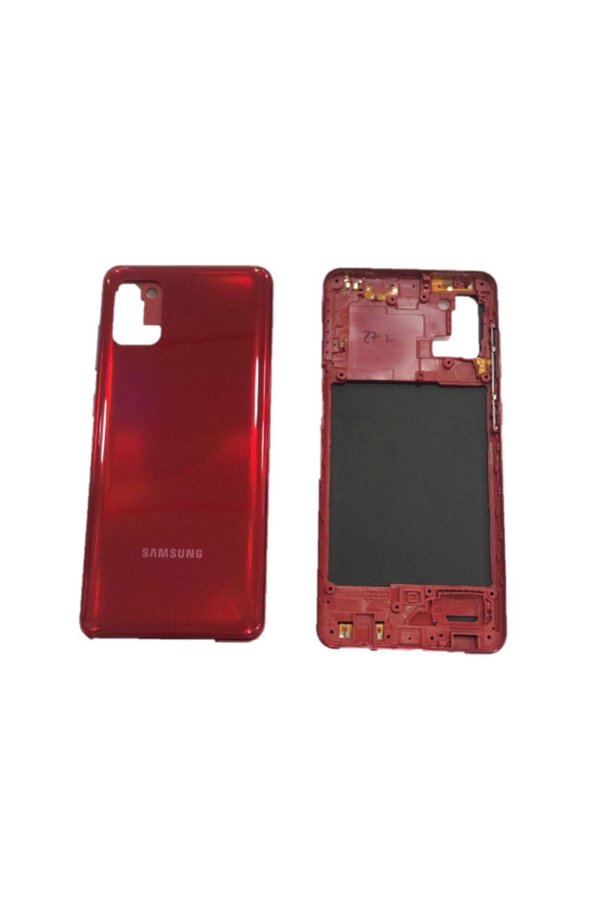 Samsung A315 A31 Kasa Kapak Kırmızı
