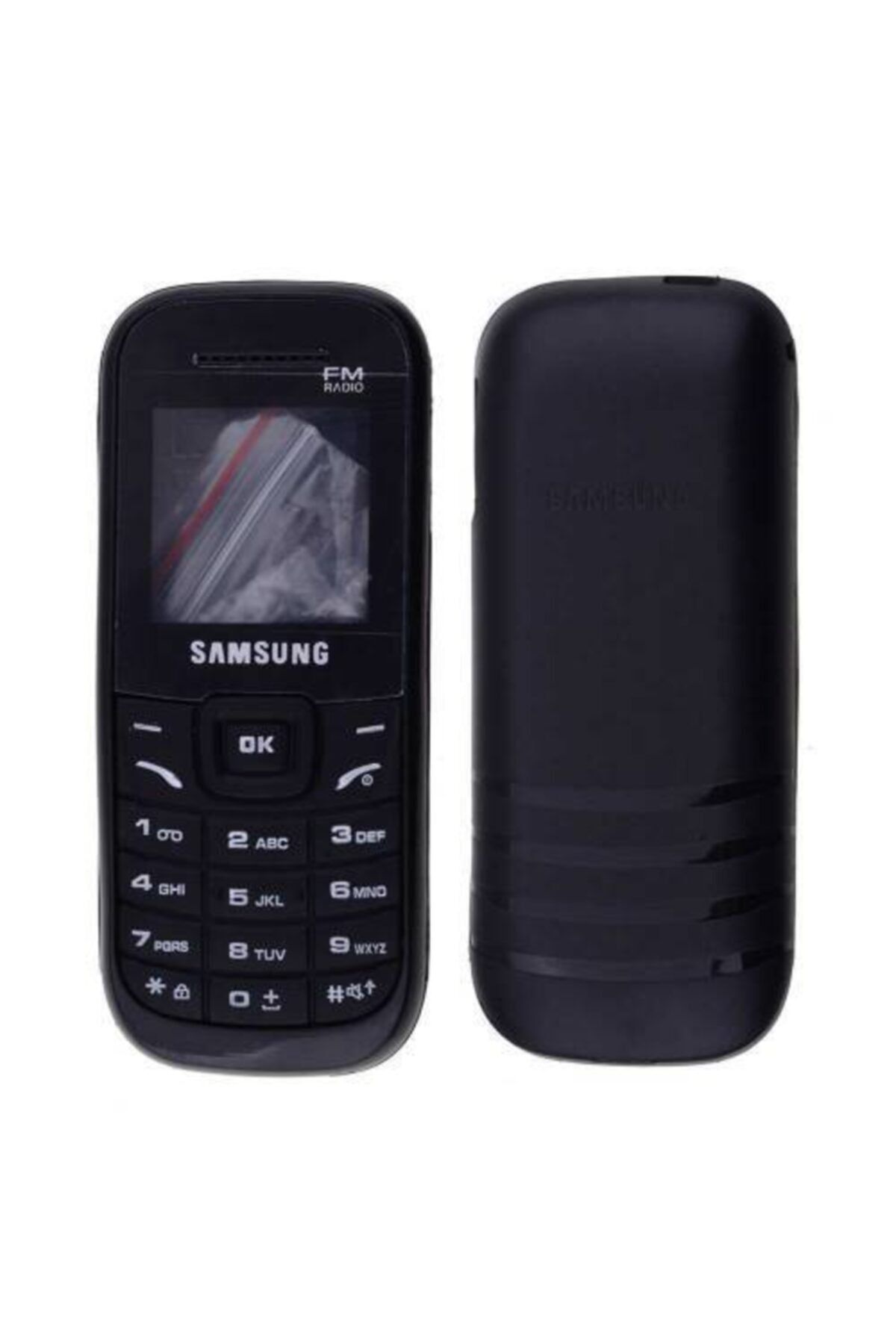 Samsung E1200 E1205 E1207 Kasa Kapak Siyah