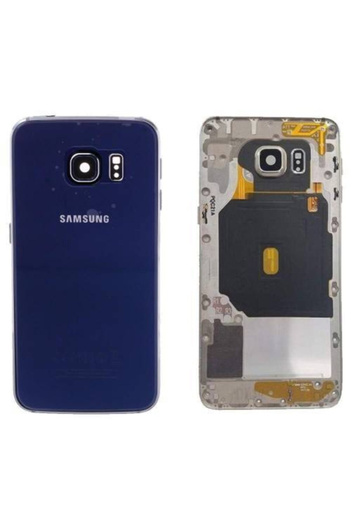 Samsung S6 Edge G925 Kasa Kapak Mavi
