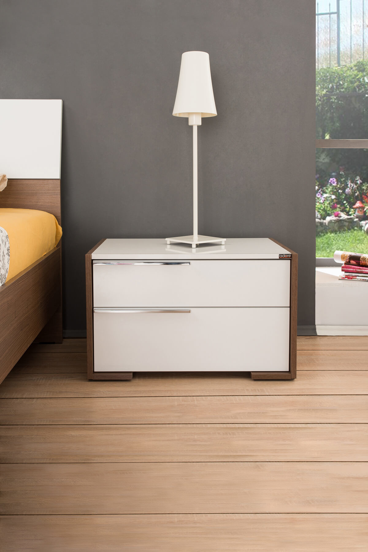 Adore Mobilya Prestige 2 Cekmeceli Sol Komodin Pkm 6l Nb 1 Noce Lake Beyaz Fiyati Yorumlari Trendyol