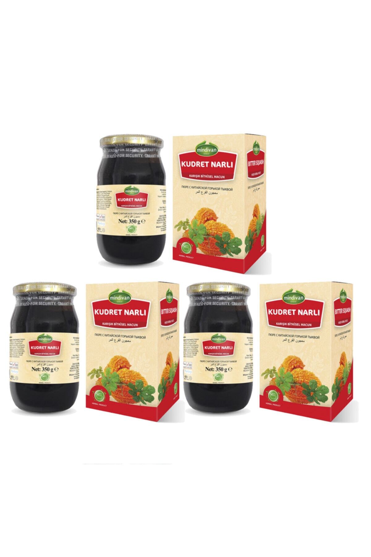 Mindivan Kudret Narlı Bitkisel Bal Karışımı 350 G X 3 Adet