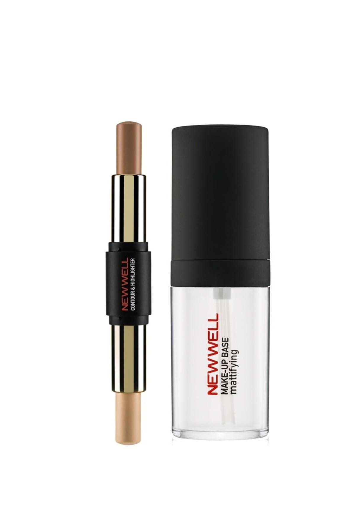 New Well Makyaj Seti - Stik Kontür + Makyaj Bazı 30 ml 8680923306623