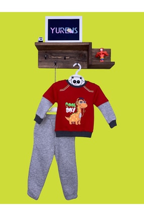Cool Boy 3 Iplik Şardonlu Eşofman Takımı Image 0
