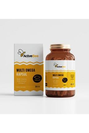 Multi Omega Kapsül / Multivitamin & Folik Asit & Omega-3 & Vitamin & Mineral / 30 Softgel Kapsül Image 0