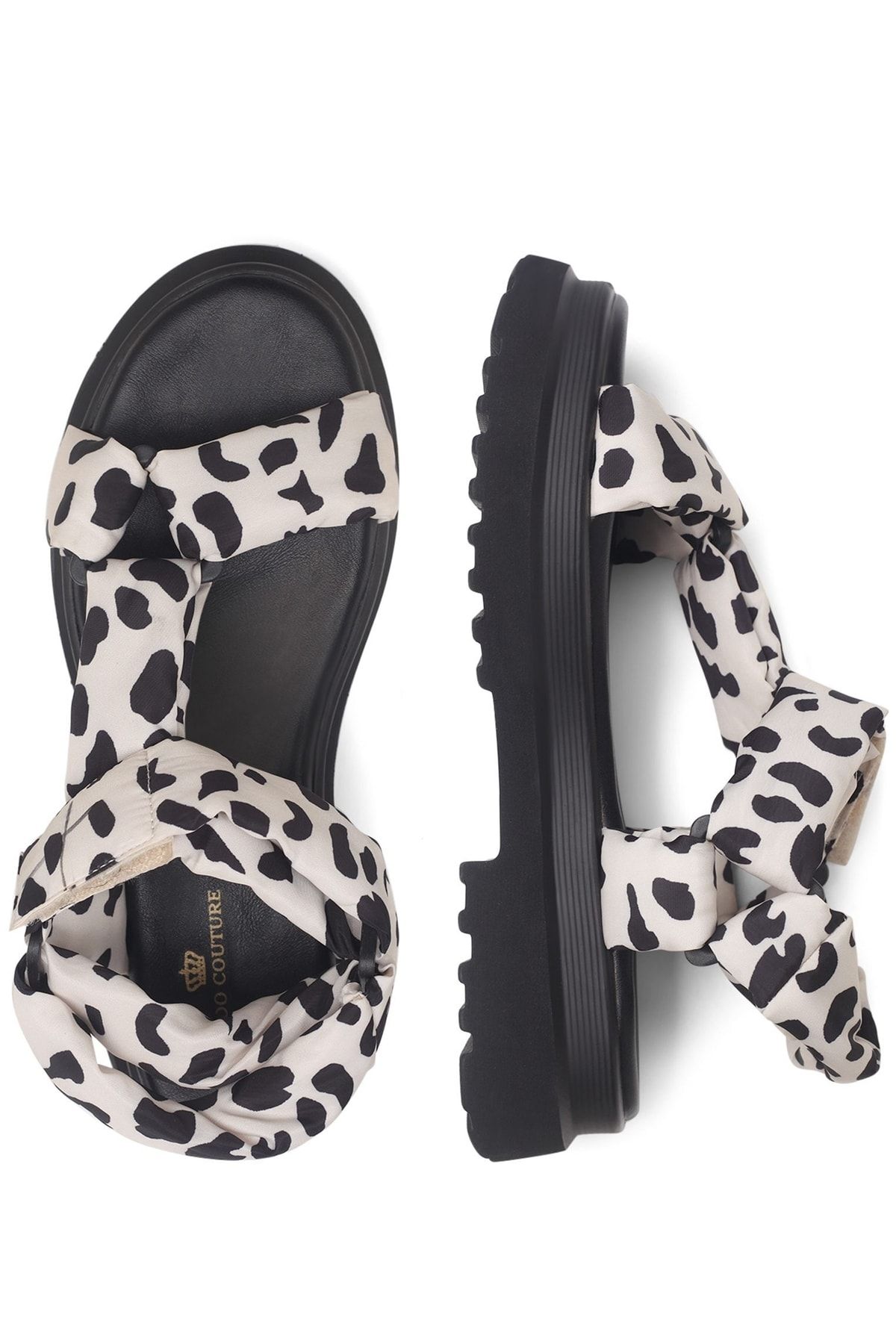 Keddo Sandals Beige Flat Trendyol