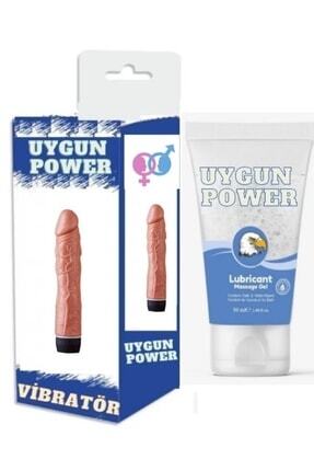 Uygun Power Titreşimli Doğal Vibratör Penis Sade Kaydırıcı 50 Ml Seti Vbb10 Gzlgndrxf58r4554xf Image 0