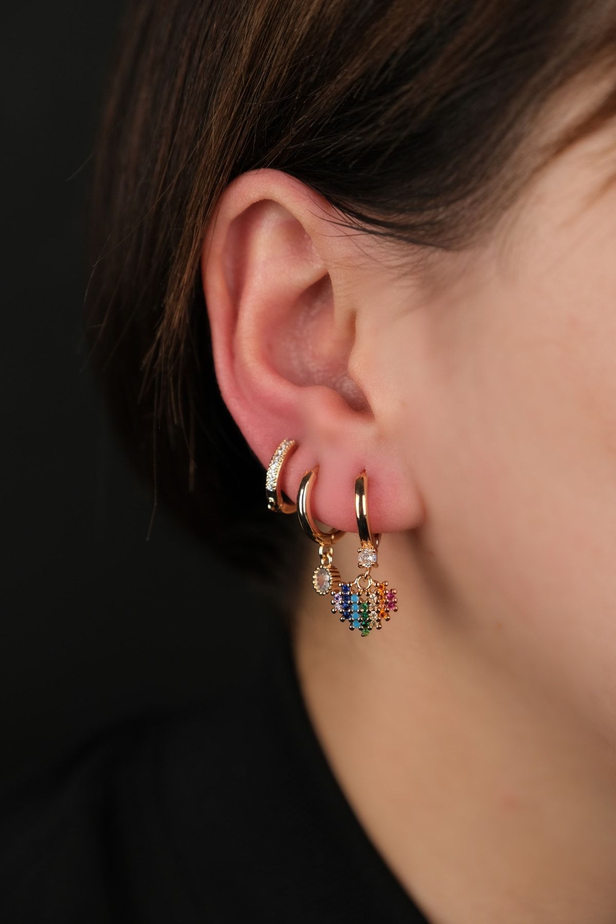 jackferrero Steel Invoiced Earrings Guaranteed to Not Fade Color