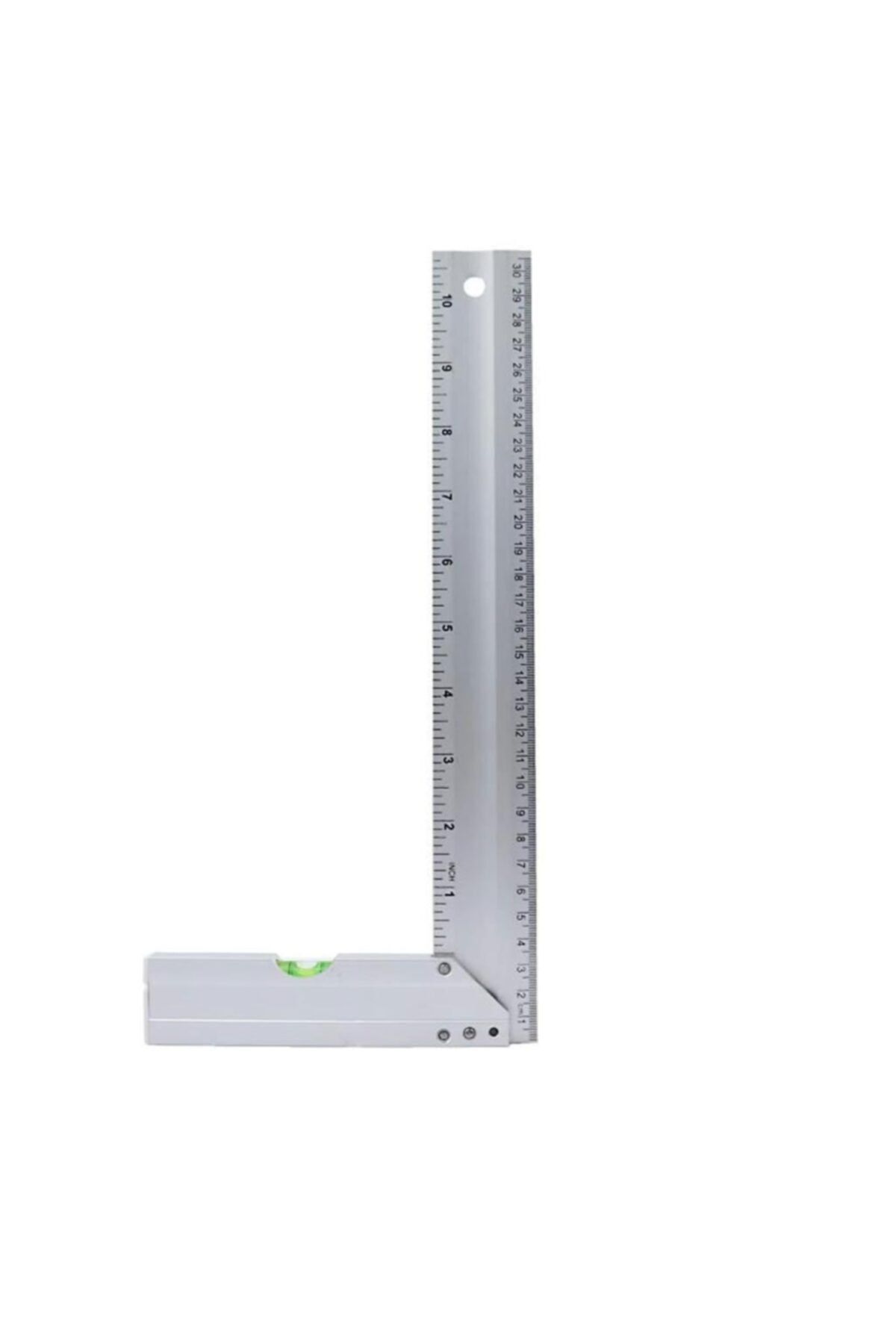 Firstmaster Su Terazili Alüminyum Marangoz Gönye-30 Cm