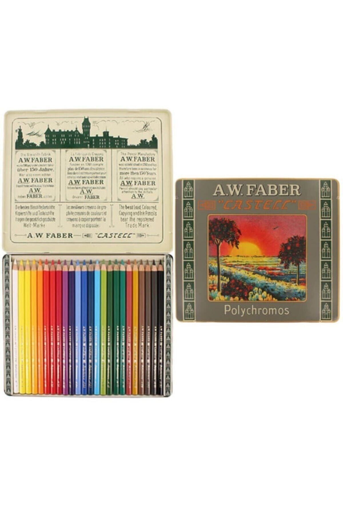 faber castell polychromos 111 yil boya kalemi 24lu set 211002 fiyati yorumlari trendyol
