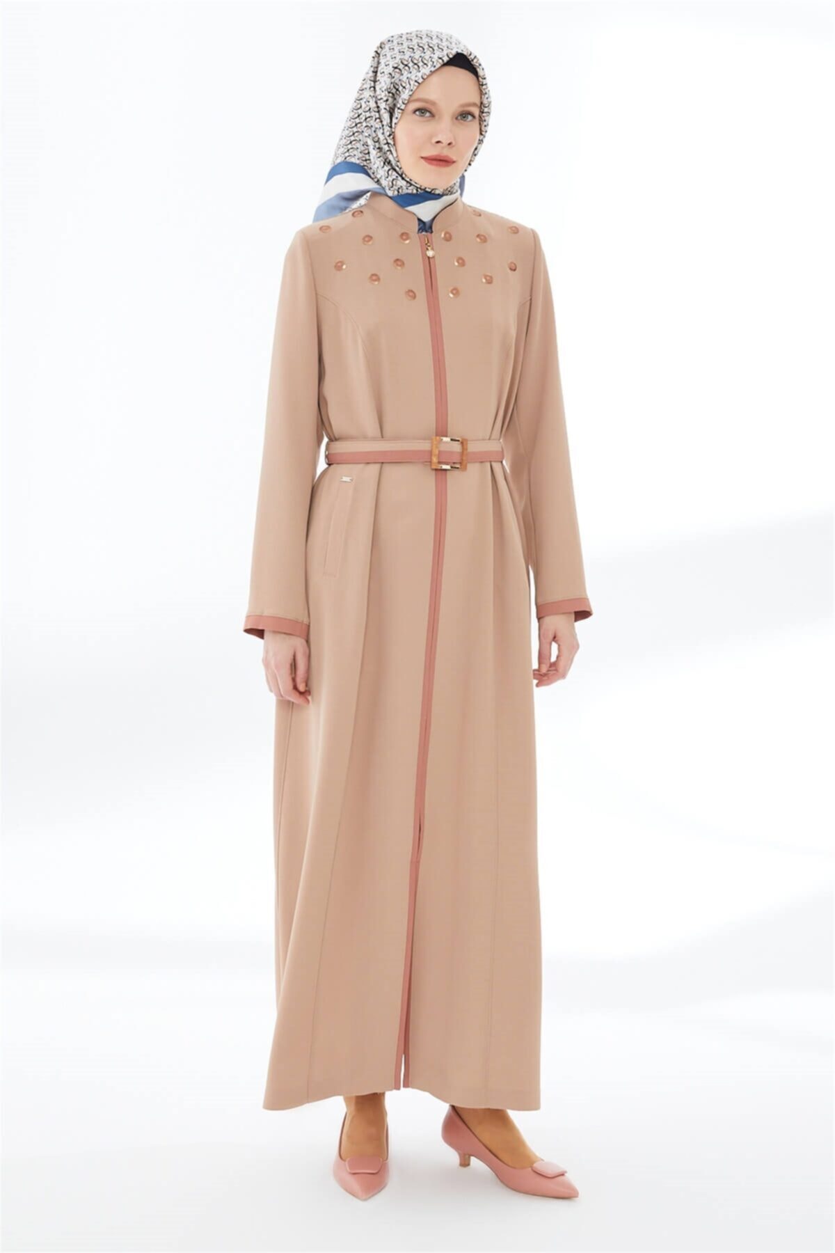 Zühre Pul Payet Detaylı Pardesü 12420